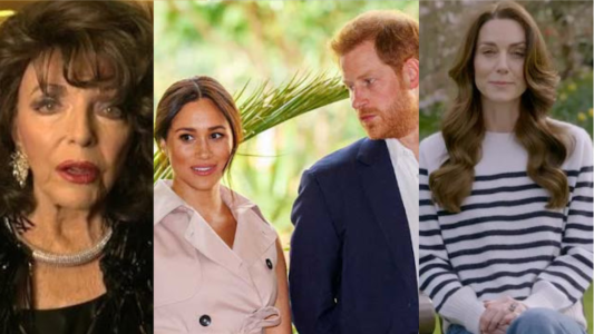 Dame Joan Collins Critically Confronts Meghan Markle and Prince Harry at Inspiration Awards, Extols Catherine's Contributions