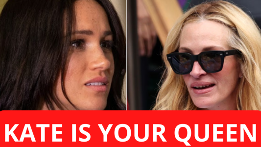 Meghan is furious when Julia Roberts says her name during the Wimbledon final as a sign of respect for Kate