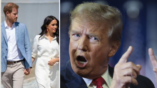 Trump Questions Funding Meghan & Harry's Security Debate