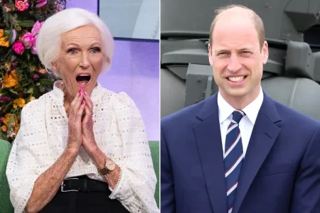 Prince William makes Mary Berry cry with a surprise video on her 90th birthday.